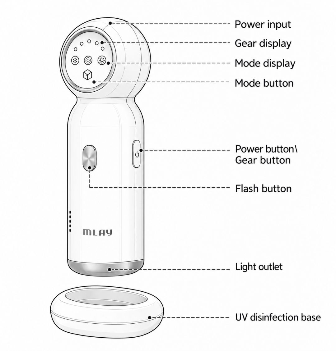 Mlay T10 Hair removal - Black